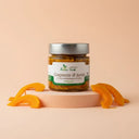 vasetto di vetro di carpaccio di zucca in olio extravergine di oliva realizzato artigianalmente in Italia da mani esperte