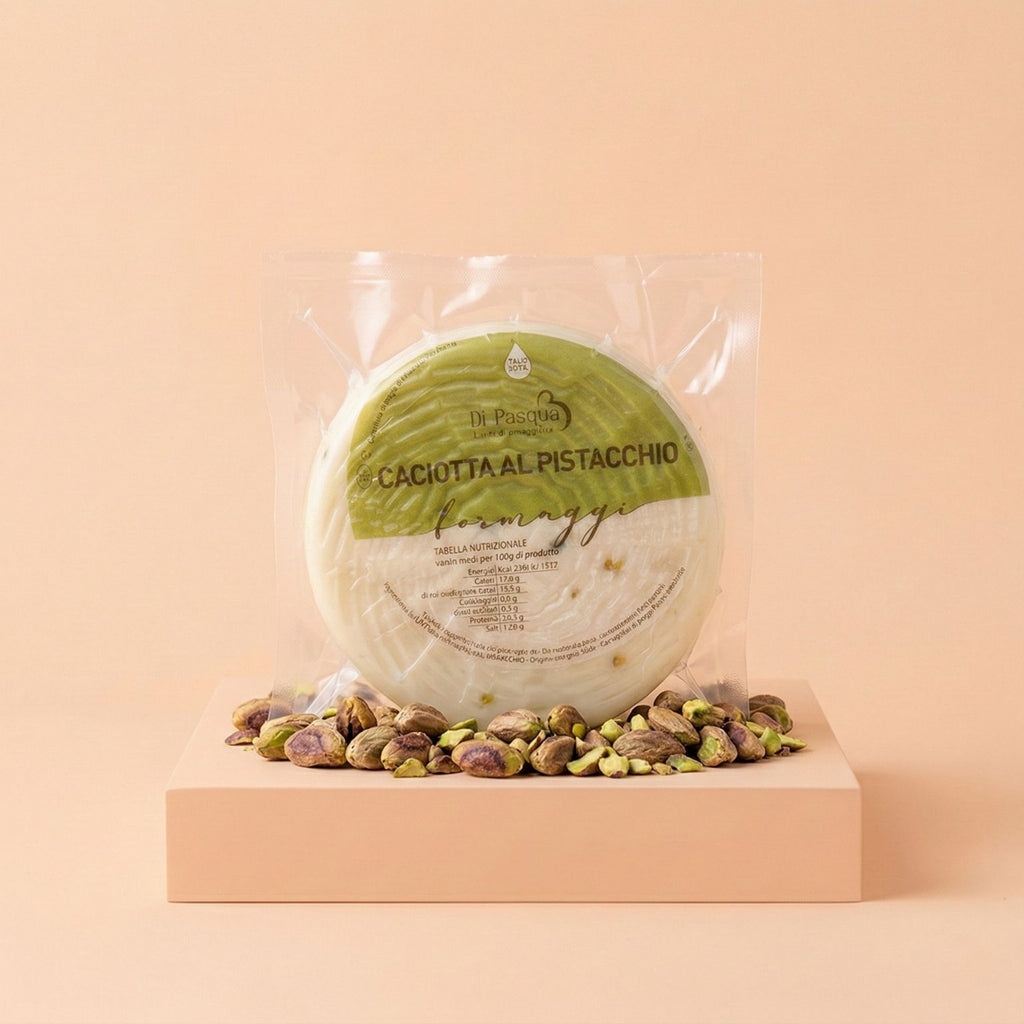 Caciotta artigianale al Pistacchio - 350g