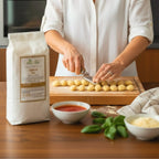 gnocchi fatti in casa con farina di ceci di qualità