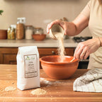 realizzazione di muffin con farina di farro integrale e confettura di frutti di bosco artigianale