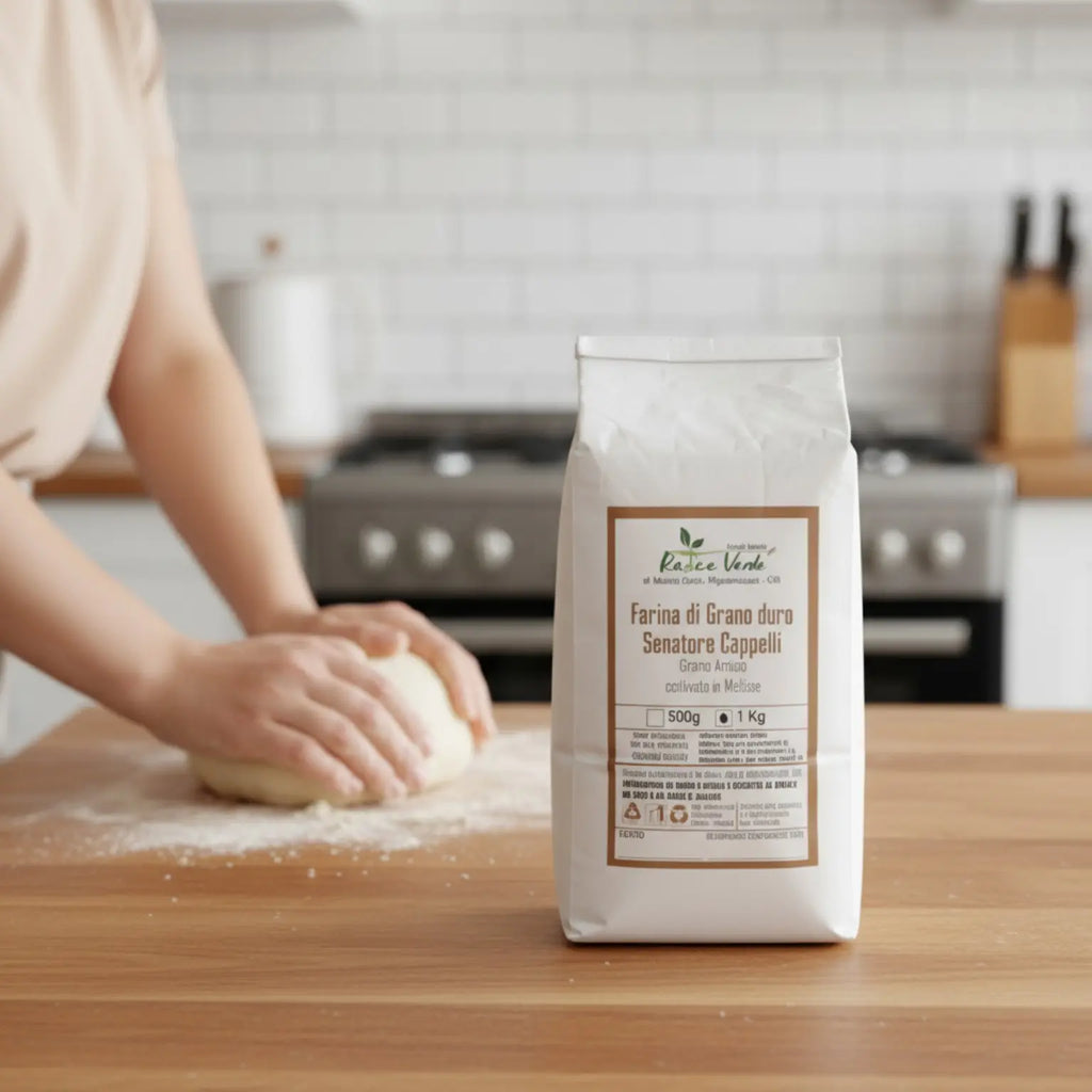 impasto con farina di grano duro senatore cappelli
