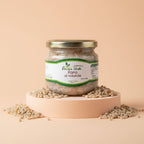 vasetto in vetro di farro al naturale coltivato e realizzato in Molise da mani esperte. Perfetto come primo piatto e se hai poco tempo per cucinare 