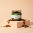 vasetto in vetro di lenticchie al naturale coltivate in Molise da un produttore locale. Pronte per essere gustate e senza l'aggiunta di conservanti