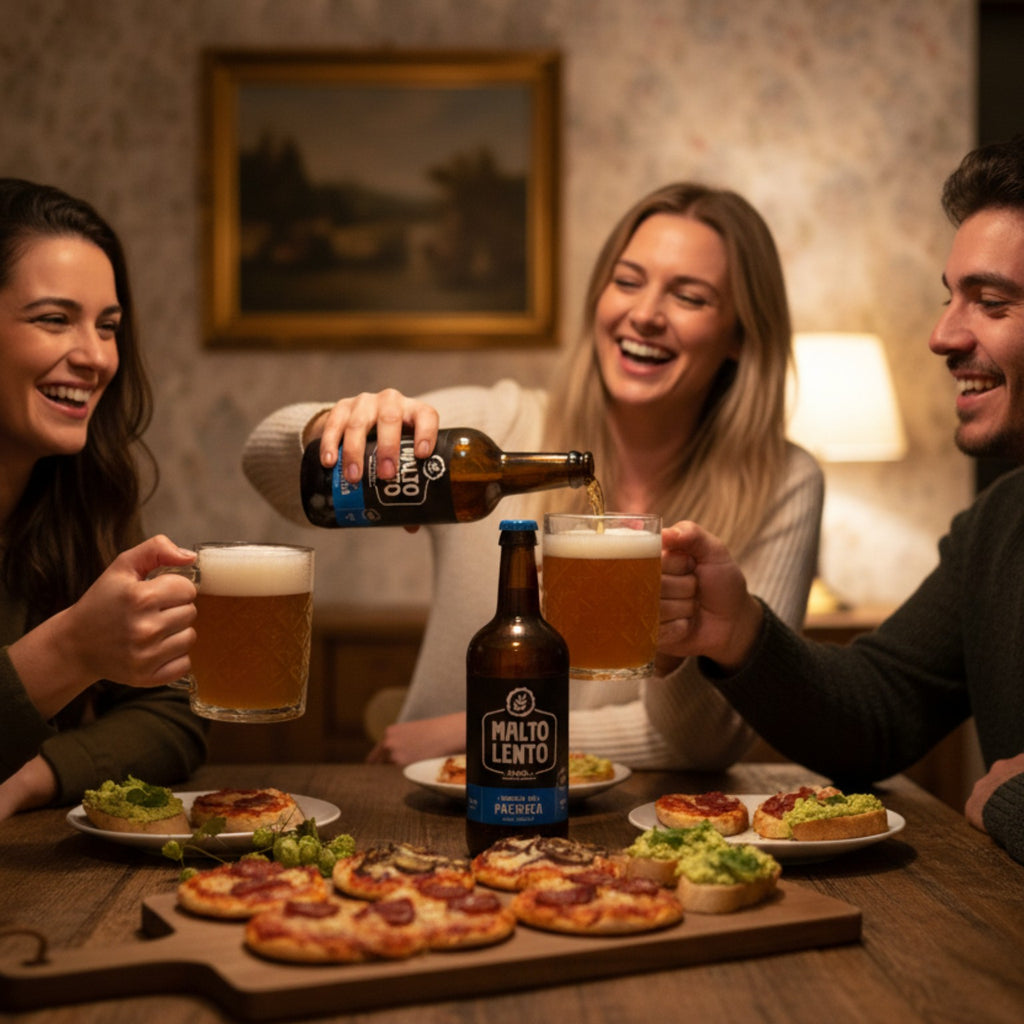 serata tra amici con birra american ipa 