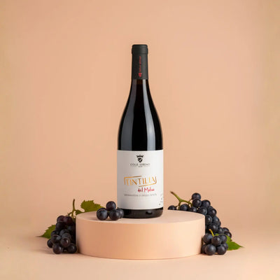 bottiglia di vino tintilia realizzato in molise 