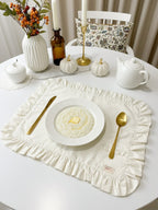 Tovaglietta rettangolare Flour - 100% cotone