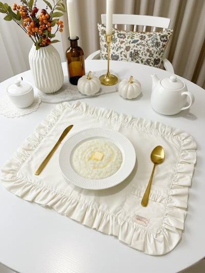 Tovaglietta rettangolare Flour - 100% cotone