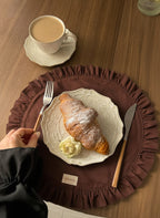 Tovaglietta rotonda Cleo - 100% cotone