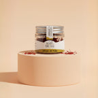 vasetto di zafferano in pistilli coltivato in Molise senza l'utilizzo di pesticidi